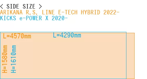 #ARIKANA R.S. LINE E-TECH HYBRID 2022- + KICKS e-POWER X 2020-
